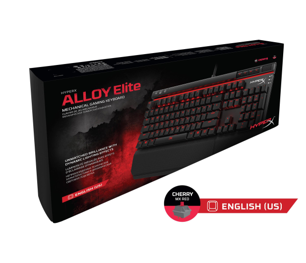 HyperX Alloy Elite Cherry MX Red - 378249 - zdjęcie 8